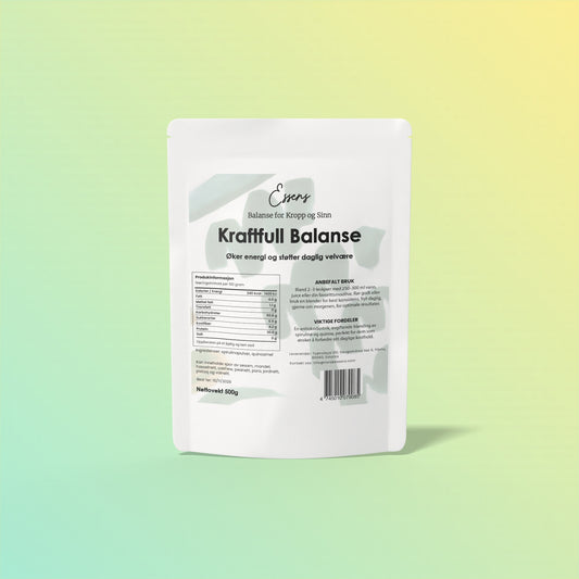 Kraftfuld Balance – blanding af quinoa- og spirulina-pulver til indre styrke og sundhed